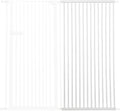 Lumizone Extra Tall Cat Gate Extension Kit 61.02" High Pressure Mounted 2025 New 29.52" Extra Wide 1.37" Gap No Drilling Tall Pet Gate for Dogs (White, 61.02" H x 29.52" W, Extension)