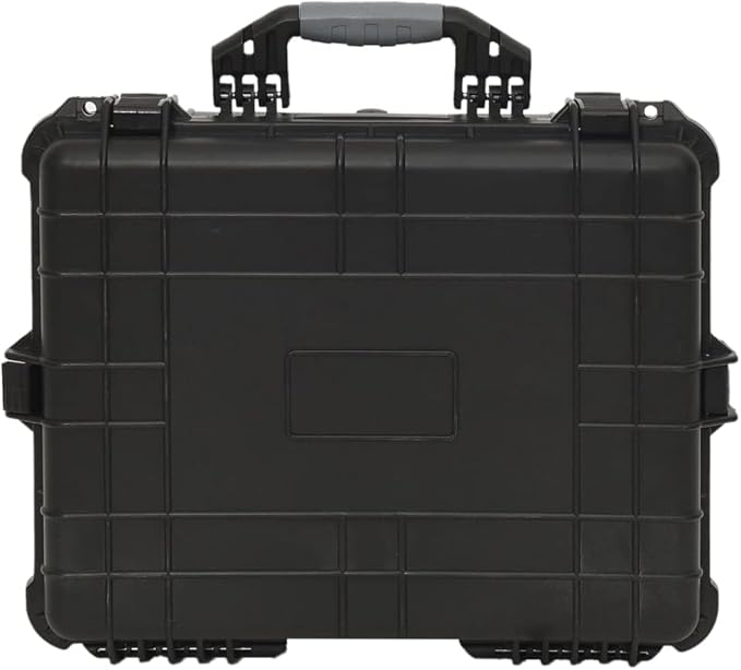 PP Portable Flight Case, Lockable Tool Box for Transportation Travelling, Protective Equipment Case, 21.7"x16.9"x8.3", -284