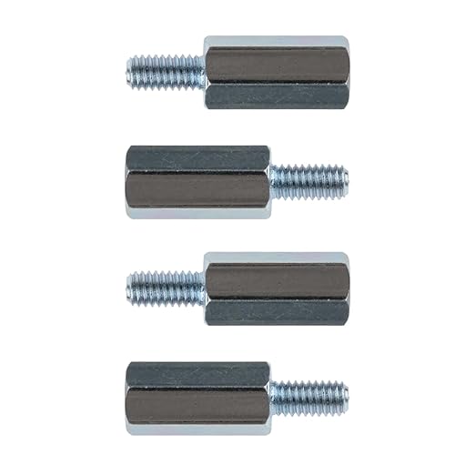 Kado Wall Mount Spacer Adapter Set for Desktop/Portable Monitor, 8pcs M4x14mm Hex Stainless Steel Standoff Spacer Screw Nut Bolt Motherboard Prototyping Accessories for PCB, Computer & Circuit Board