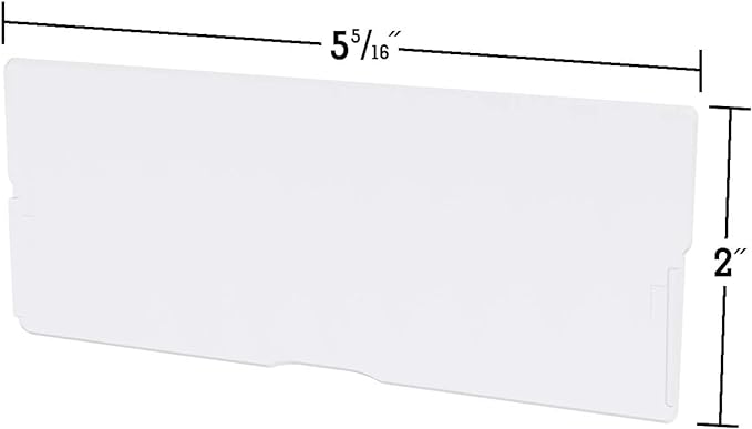 Akro-Mils 40717 Length Dividers for Plastic Storage Hardware and Craft Cabinet Large Drawers, (6-Pack), Clear