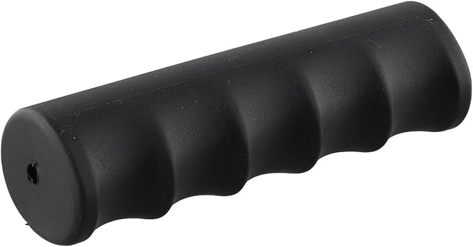 2Pcs Wheelbarrow Handle Covers 22-30mm Rubber Grip Sleeves Non Slip Garden Cart Handles Shock Absorption Black(118 x 28mm)