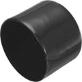 uxcell 4pcs Rubber End Caps 54mm ID Vinyl Round End Cap Cover Screw Thread Protectors Black, 40mm Height