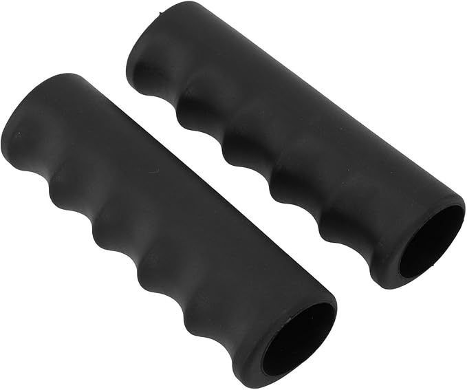 2Pcs Rubber Handle Cover Wheelbarrow Rubber Non-Slip Ergonomic Weatherproof Round Handle Grip Covers For Garden Carts(118 x 27mm)