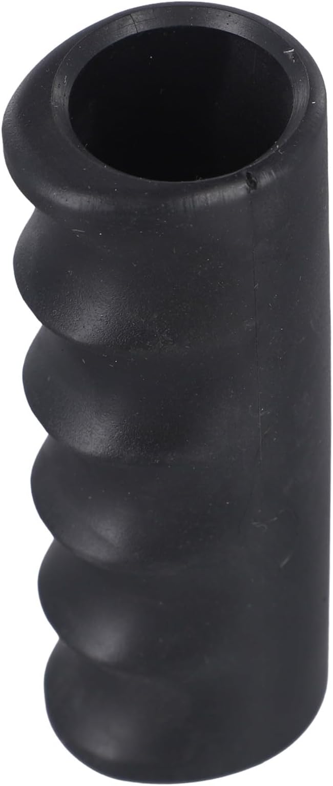 2Pcs Wheelbarrow Handle Covers 22-30mm Rubber Grip Sleeves Non Slip Garden Cart Handles Shock Absorption Black(118 x 29mm)