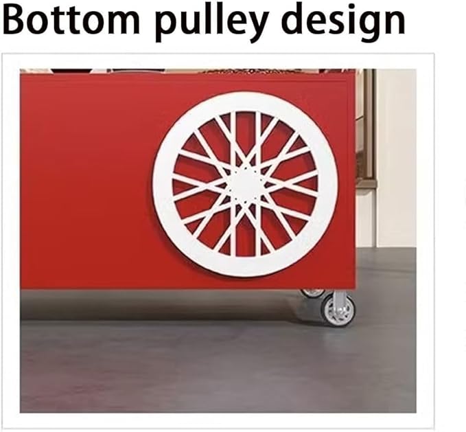 MATISUN Portable Vendor Cart with Canopy, Mobile Food Cart with Lockable Wheels for Market, Street Food & Events (Yellow)