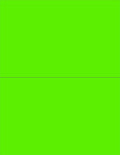 NextDayLabels - 8-1/2 x 11" Neon Color High Light Fluorescent Labels for Laser & Inkjet Printer (Green Fluorescent, 8-1/2" x 5-1/2" - 2 Per Page | 50 Labels)