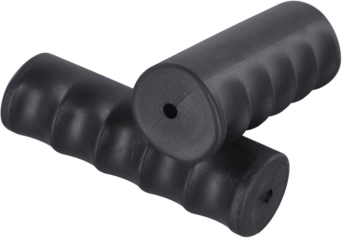 2Pcs Rubber Handle Cover Wheelbarrow Rubber Non-Slip Ergonomic Weatherproof Round Handle Grip Covers For Garden Carts(118 x 29mm)