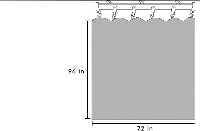 Room Divider Blackout Curtains Flexible Sliding Tracks Sets Ceiling Mounted Rod Window Curtain Privacy Separation for Bedroom Living Rooms,1 Panel Black Drape and Black Track Set-W72xH96 in