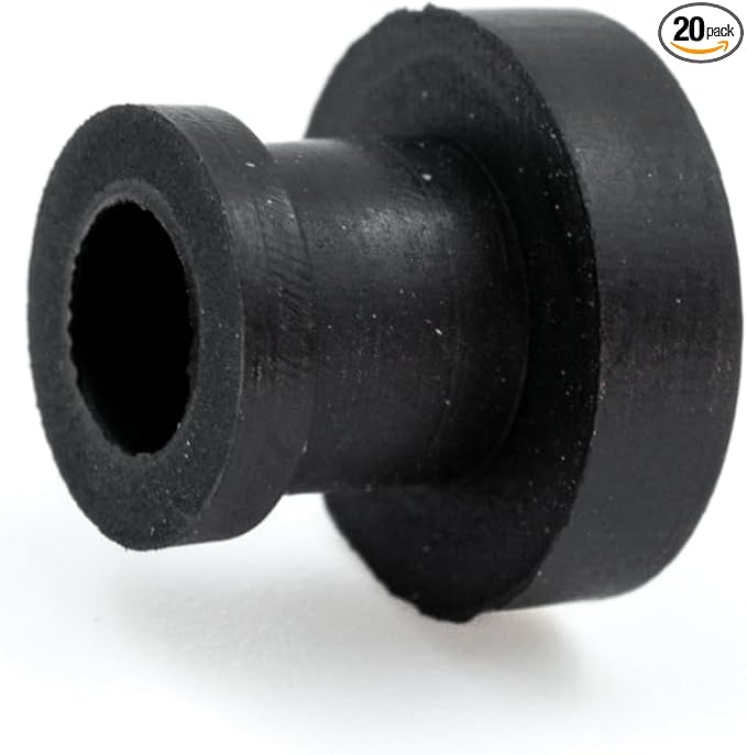 Rubber Grommets for 1/8" Cables for Metal Cable Railing Posts - Lot of 20