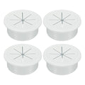 uxcell 4 Pcs Desk Grommet, 2.09 inch 53mm Desk Cable Hole Cover Wire Hole Insert for Home Office Table Cabinet Cord Organizer, Gray