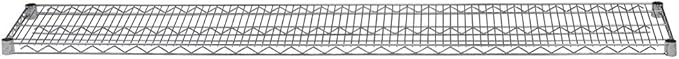 Shelving Inc. 14" d x 72" w Chrome Wire Shelving with 1 Tier Shelf, Weight Capacity 800lbs Per Shelf