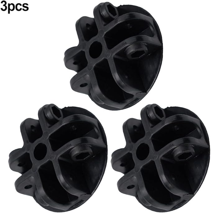 Tent Plastic Top Cover, Pop-up Canopy Connector, 4-Way Center Bracket Connector Black Gazebo Accessories, Tent Cooling Tent Plastic Accessories(3pcs)