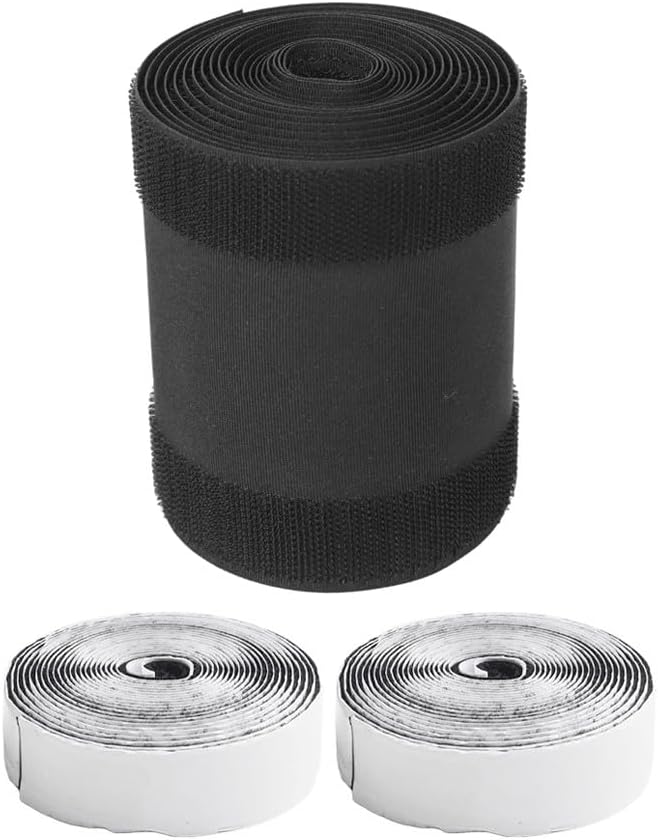 Floor Cable Cover Protector for Wires, 3 Meters Long Cord Management Solution for Office Carpet, Black Polyester Cable Raceway