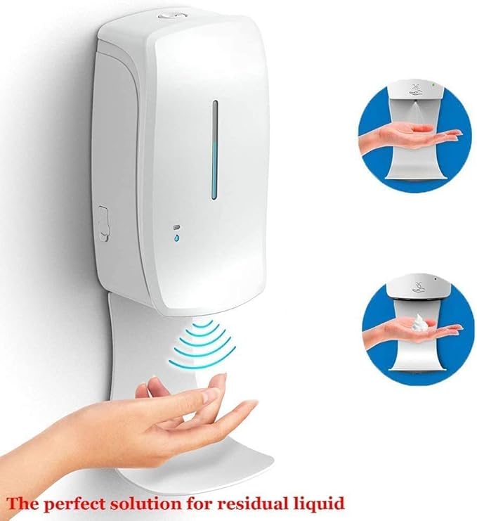 2PCS Wall Mounted Soap Dispenser Drip Tray, Stand, Bracket, Water Tray,Detergent Cup Holder,Prevent Dripping and Spraying (White)