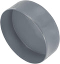 uxcell 4pcs Rubber End Caps 150mm(5 15/16 Inch) ID x 80mm(3 1/8 Inch) H Vinyl Round End Cap Cover Screw Thread Protectors Light Gray