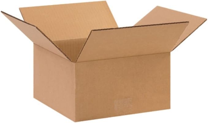 Secure Seal - 6x6x3 Pack of 200 Corrugated Cardboard Packing Shipping Mailing Moving Carton Boxes