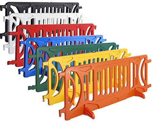 Billboard Barricade 42x96 Plastic Pedestrian Barricade- White