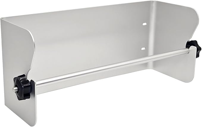 G-Sunny Garage Paper Towel Holder,Aluminum Wall-Mount Paper Towel Holder for Enclosed Trailer,Shop,Garage,Storage,5th Wheel,RV (Silver)