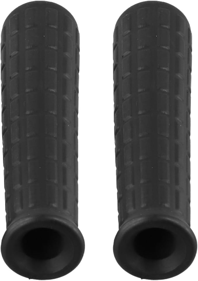Rubber Wheelbarrow Handle Grips Round Tube Replacement Covers Anti Slip Garden Cart Handles With Ergonomic Design For Hand Truck Dolly Garden Tools Black 2 Pack(114 x 14mm)