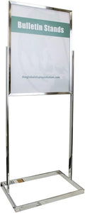 ASIA SOURCES, INC Premium Floor Sign Holder with rectangular tube base. (22" x 28)