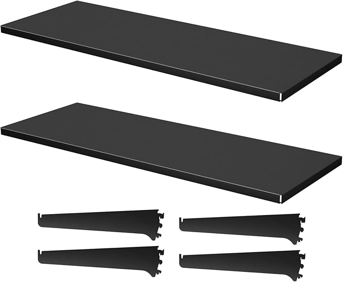 2pcs Metal Pegboard Panels - 36.6 * 11.8in Peg Board Suitable for Peg Board Organizer for DIY, Kitchen Decoration, Mobile Phone Shop/Black