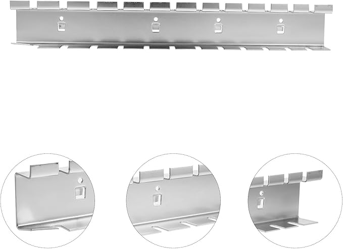 Pegboard Hanging Hook Tool Display Shelf Rack for Screwdriver Organizer Household Pegboard Rack for Wall-Mounted Tool Storage Easy to Install Hardware Hanging Hook for Home and