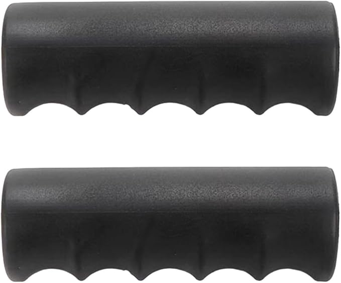2Pcs Rubber Handle Cover Wheelbarrow Rubber Non-Slip Ergonomic Weatherproof Round Handle Grip Covers For Garden Carts(118 x 28mm)