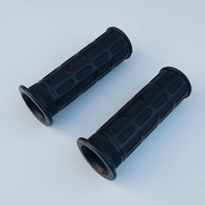 2Pcs Rubber Nonslip Handlebar Grips Bike Handle Grips Rubber Mountain Bike Handlebar for Wheelbarrow, Tractors, Mowers