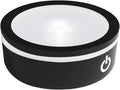 EUSTUMA LED Light Base Non-slip Round Display Stand In A Variety of Colors,Suitable for Glass Crystal Spherical Artwork,Holiday Party Decoration.(Notice:Not rotating)