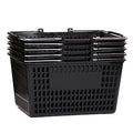 Black Shopping Basket Set of (5)