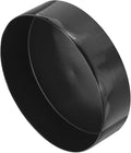 uxcell 4pcs Rubber End Caps 190mm(7 1/2 Inch) ID x 80mm(3 1/8 Inch) H Vinyl Round End Cap Cover Screw Thread Protectors Black