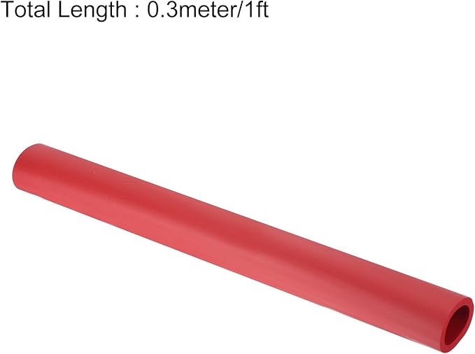 uxcell Foam Tubing for Handle Grip Support,25mm(1") ID 35mm(1 3/8") OD 0.3 Meter/1ft Length Red
