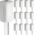 Shrink Wrap Roll for Moving | Stretch Wrap for Packing | Heavy Duty 12 Pack | 5" x 1000' FT - 80 Gauge Thick | Ideal for Furniture, Pallets | Clear