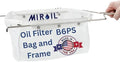 MirOil Filter Bag & Frame Combination Set for Silver Pots – Heavy-Duty Filter Compatible with MirOil 60L & 60LC Oil Pails, for Commercial Kitchen Shortening Filtration for Kitchen