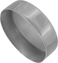uxcell 4pcs Rubber End Caps 7 1/16"(180mm) ID Vinyl Round End Cap Cover Screw Thread Protectors Dark Grey, 50mm Height