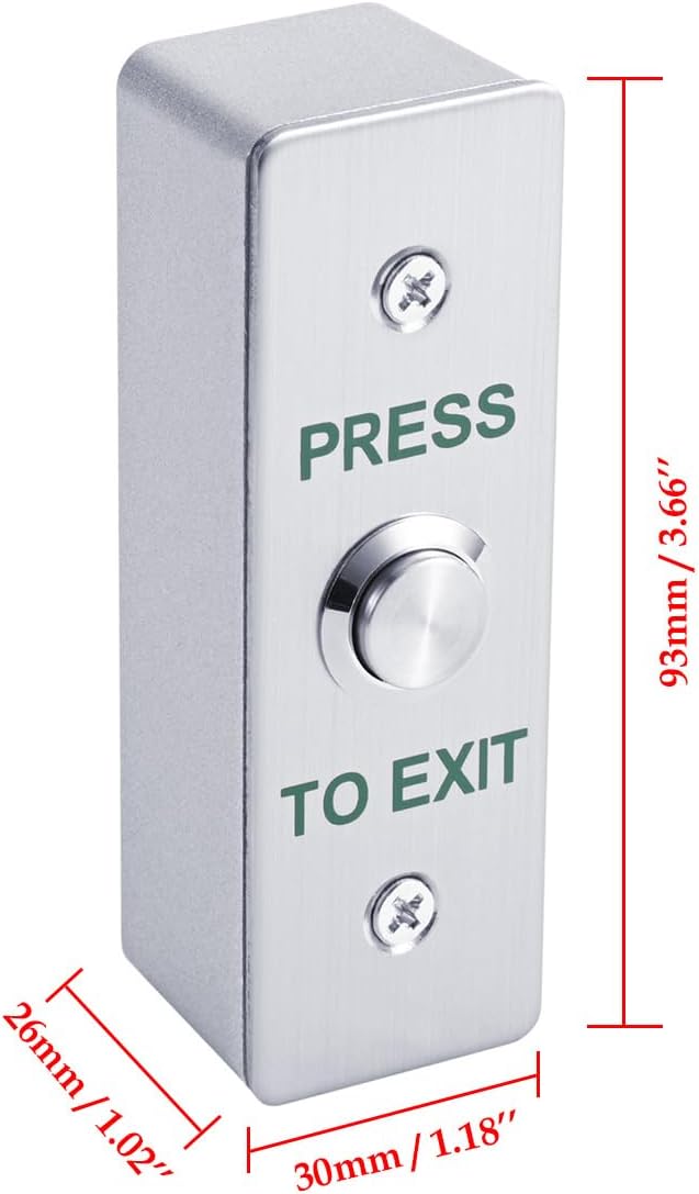 Electric Drop Bolt Lock with 4 Remote Controls Fail Safe Door Access Control Kit with Power Supply and Exit Button Easy DIY Install for Home/Office Security