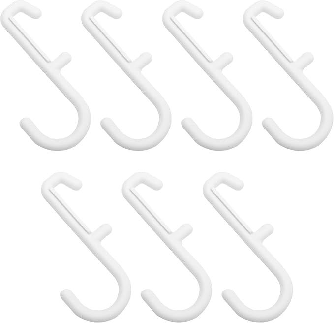 jojofuny 7Pcs Pegboard Hanging Hooks Shelf Storage Hooks for Supermarket Display for Kitchen Bedroom Workshop Organization