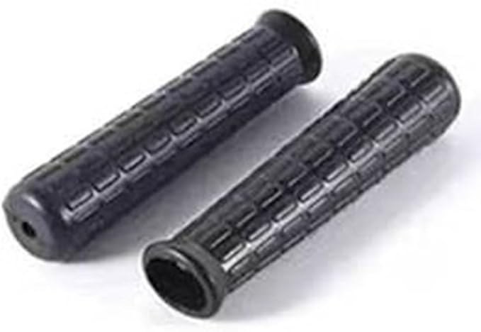 Rubber Wheelbarrow Handle Grips Round Tube Replacement Covers Anti Slip Garden Cart Handles With Ergonomic Design For Hand Truck Dolly Garden Tools Black 2 Pack(114 x 18mm)