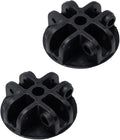 Tent Plastic Top Cover, Pop-up Canopy Connector, 4-Way Center Bracket Connector Black Gazebo Accessories, Tent Cooling Tent Plastic Accessories(2pcs)