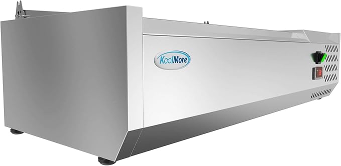 KoolMore SCDC-3P-SG Commercial-Refrigerator, 40 Inch, Silver