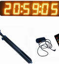 AZOOU Giant 5-inch LED Race Timing Clock Timer with Tripod for Semi-Outdoor/Outdoor Running Events