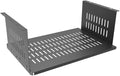 JINGCHENGMEI Under Desk Computer Mount for Small Form Factor SFF Computers and PCs, W 17.3" x H 6.5" x D 12", Compatible with PlayStation 4, PS4 Slim, PS4 Pro for Under Desk Gaming (6.5inch High)