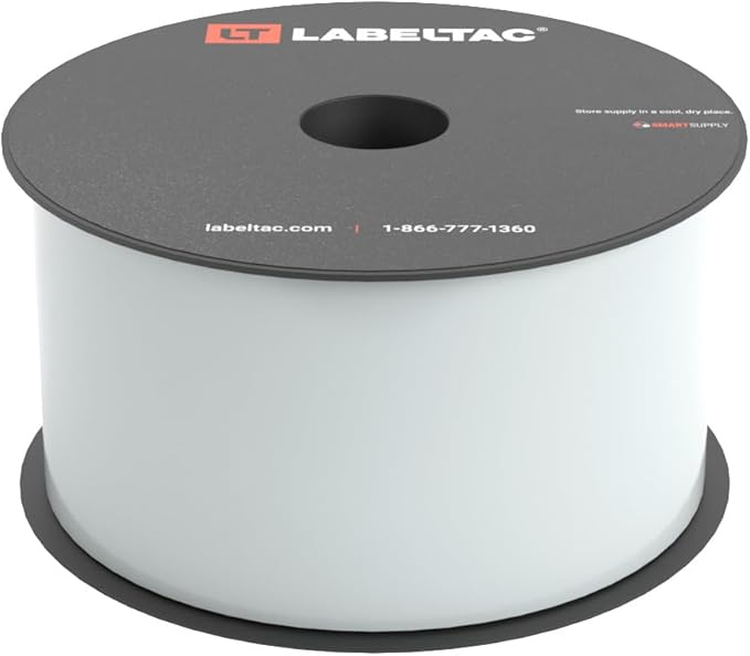 LabelTac 4 and Pro Model Indoor/Outdoor Rack Label Supply 2.5" x 150' Clear