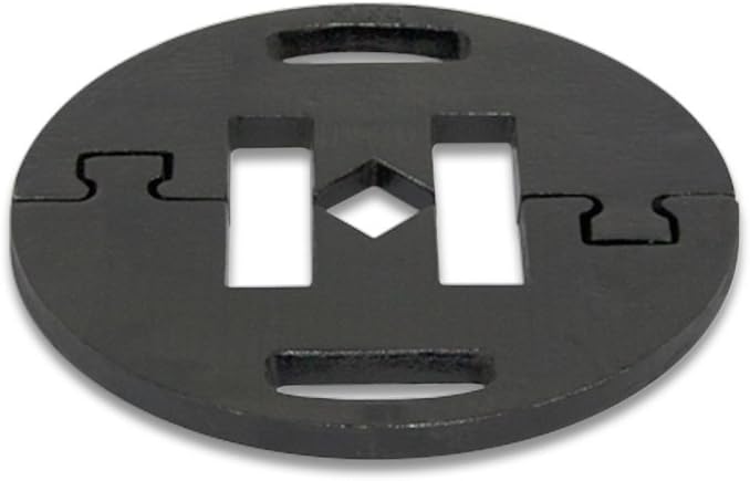 Vispronet Commercial-Grade Canopy Weight Plate 44lb - Steel Base Plate for Pop Up Canopy Tents