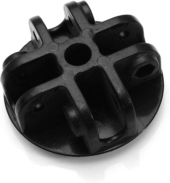 4-Way Roof Centre Bracket Pop-up Gazebo Replacement Tent Spare Parts Canopy Connector Plastic Black for Pavilion Tent Parasol Gazebo