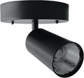 Jolux LED 1 Light Track Lighting Kit, Black Ceiling Spot Lighting, Included GU10 Bulbs 600LM 5CCT Selectable,Flexibly Rotatable Light Head for Kitchen Gallery Art Walls Hallway Living Room