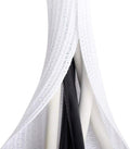 6.6ft - 2/3 inch White Cable Sleeve, Cable Organizer for Desk PC TV Computer, Wire Protector Cable Wrap Cover, Cord Management for Home Office