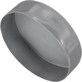 uxcell 4pcs Rubber End Caps 180mm ID Vinyl Round End Cap Cover Screw Thread Protectors Light Gray, 50mm Height