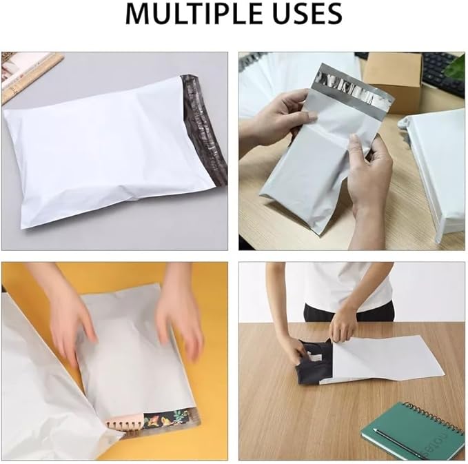 1000 9x12 Poly Mailers Bags Inch Premium Envelopes Shipping Bag, Self-Seal, Waterproof, Privacy Opaque, Mailing Packaging Bags