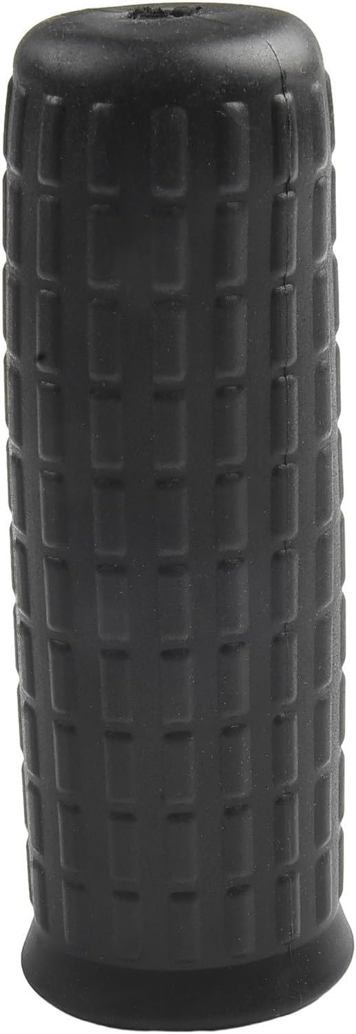 2Pcs Wheelbarrow Handle Covers 12-32mm Rubber Grip Sleeves Non Slip Garden Cart Handles Shock Absorption Black(114 x 20mm)